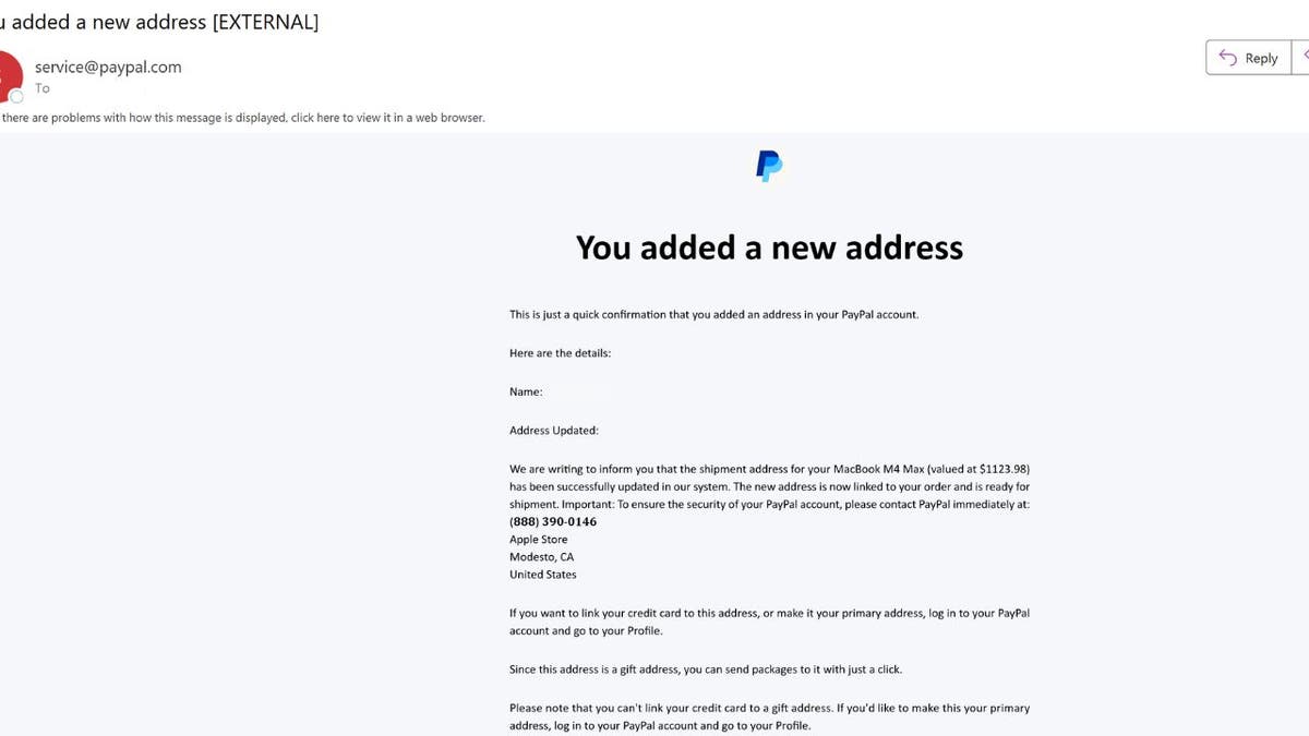 Scam PayPal 2