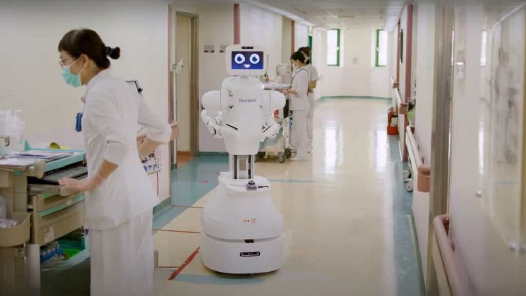 AI robots help nurses beat and transform hospital care
