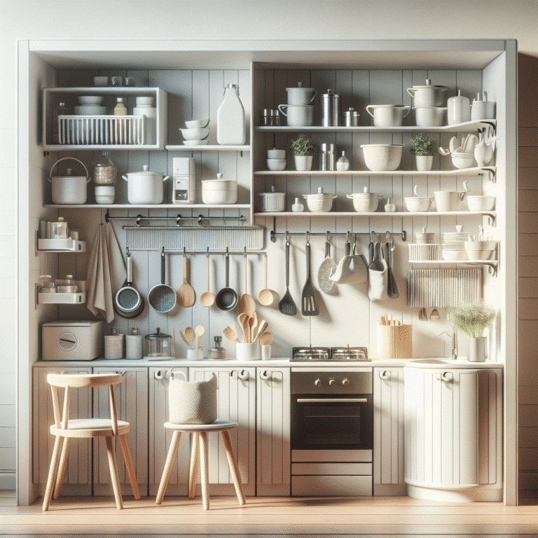 ideias práticas para organização de cozinhas com pouco espaço