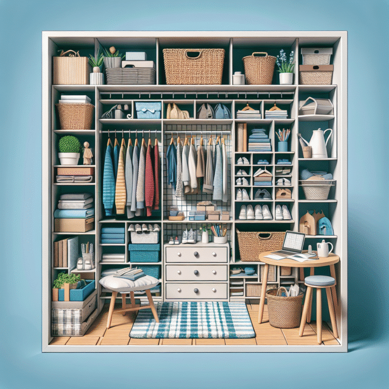 como maximizar o espaço em armários compactos