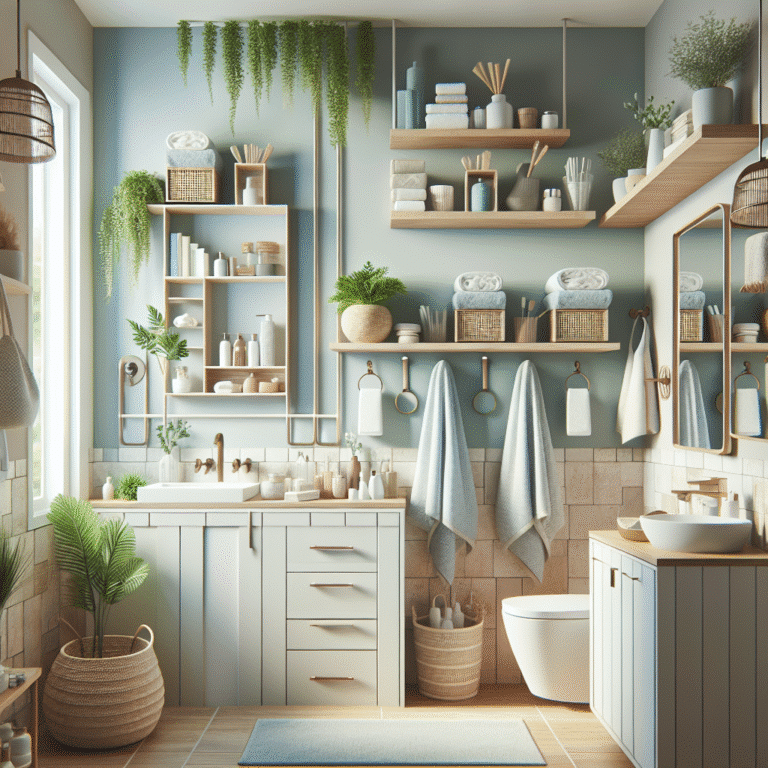 dicas para organizar banheiro pequeno