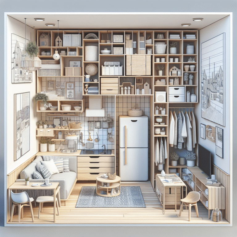 dicas para maximizar a organização em apartamentos pequenos