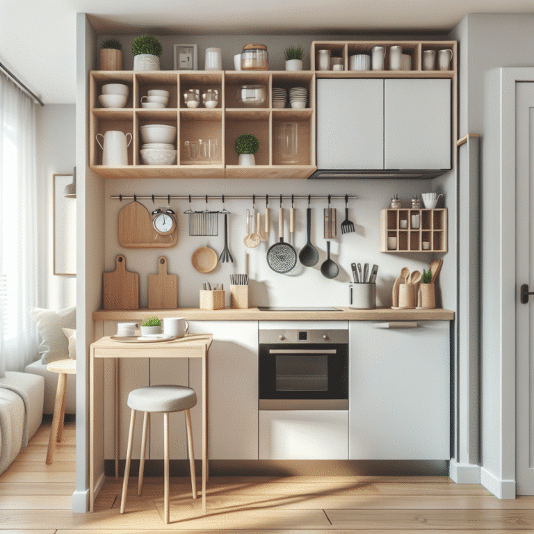 Como otimizar a cozinha de um apartamento pequeno