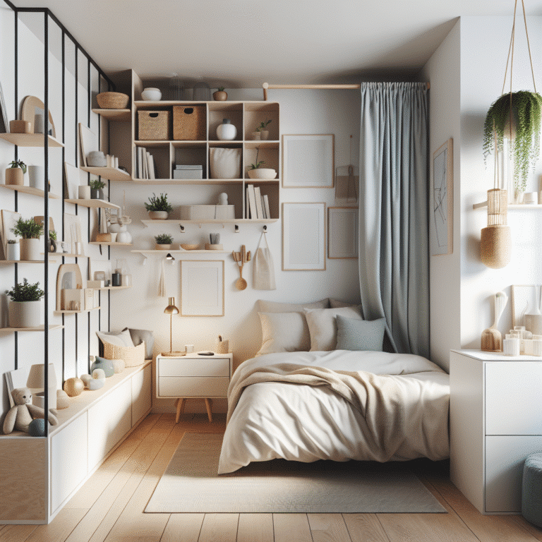 Sugestões de decoração e organização para quartos pequenos