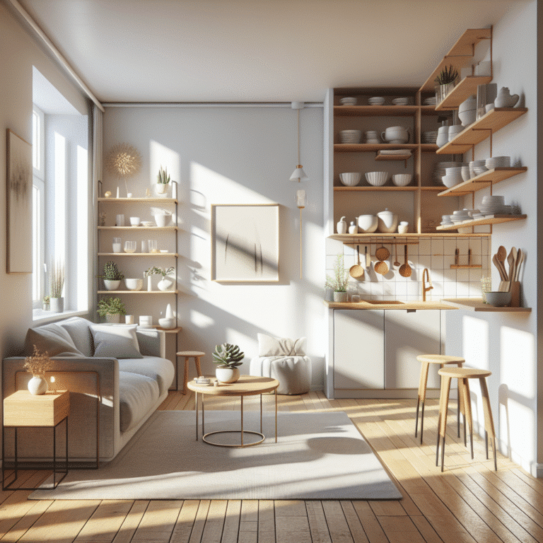 decoração prática e estilosa para apartamentos pequenos